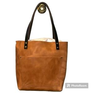 NEW Portland Leather Goods Medium Classic Tote Bag in Sunset Unicorn Color